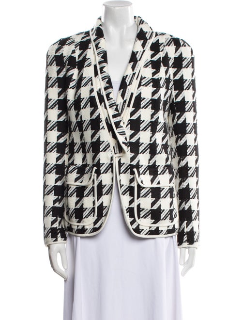 Pierre Balmain Plaid Print Blazer