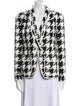 Pierre Balmain Plaid Print Blazer