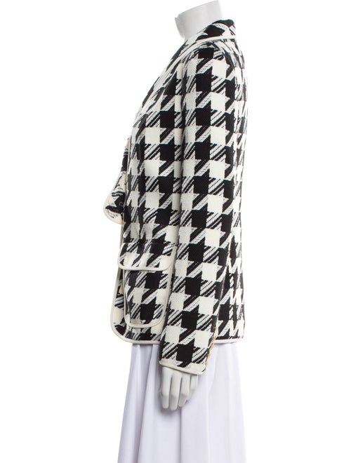 Pierre Balmain Plaid Print Blazer