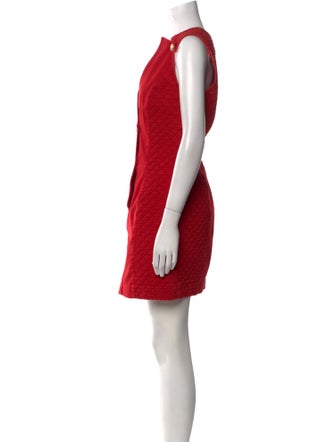 Pierre Balmain V-Neck Mini Dress