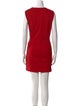 Pierre Balmain V-Neck Mini Dress