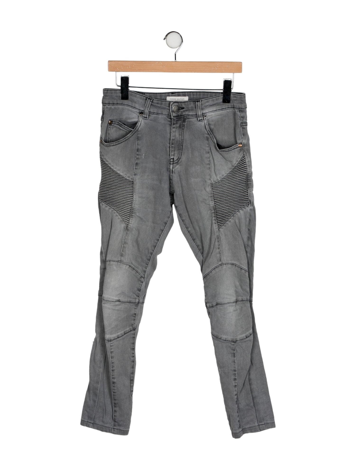 Pierre Balmain Moto Jeans