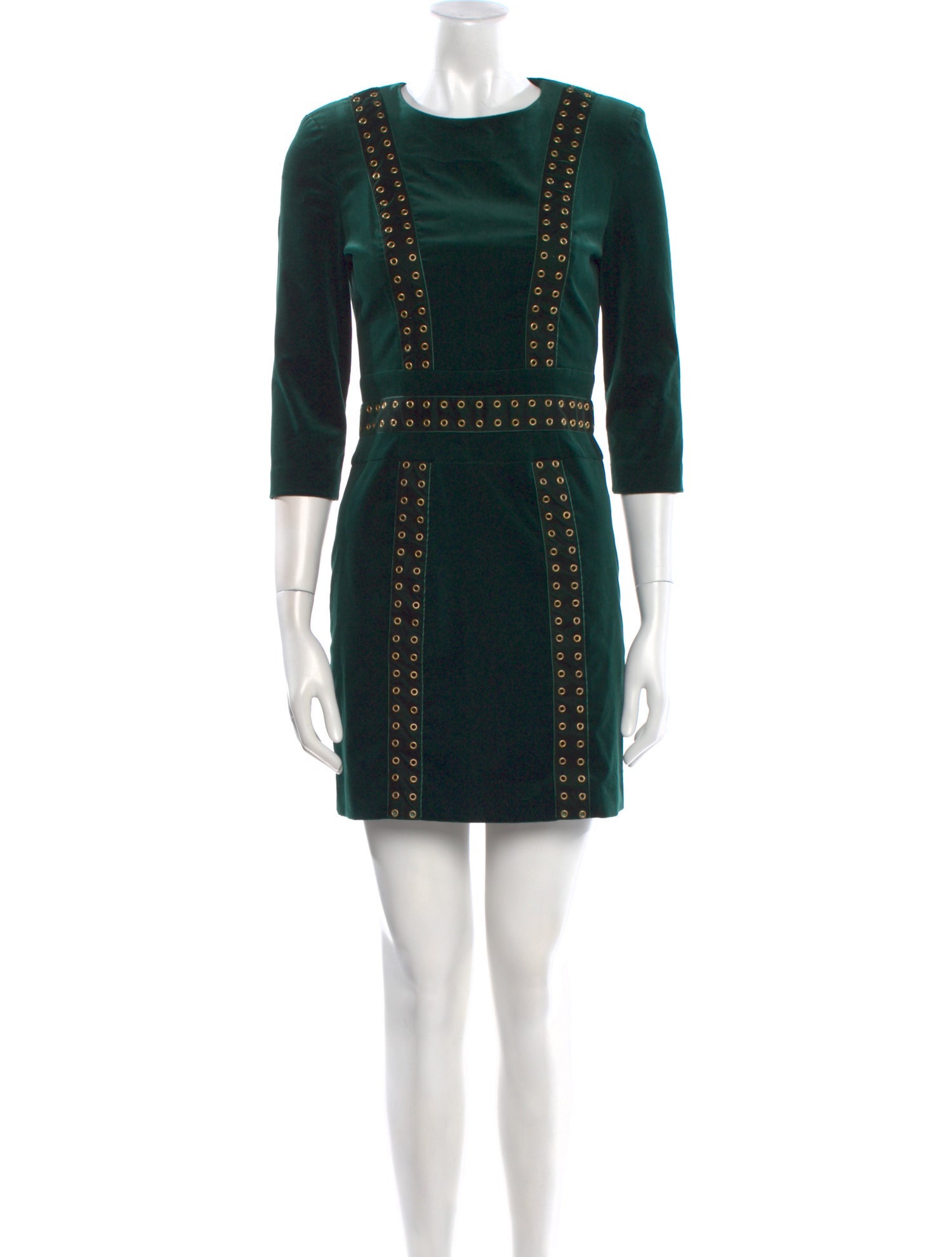 Pierre Balmain Crew Neck Mini Dress