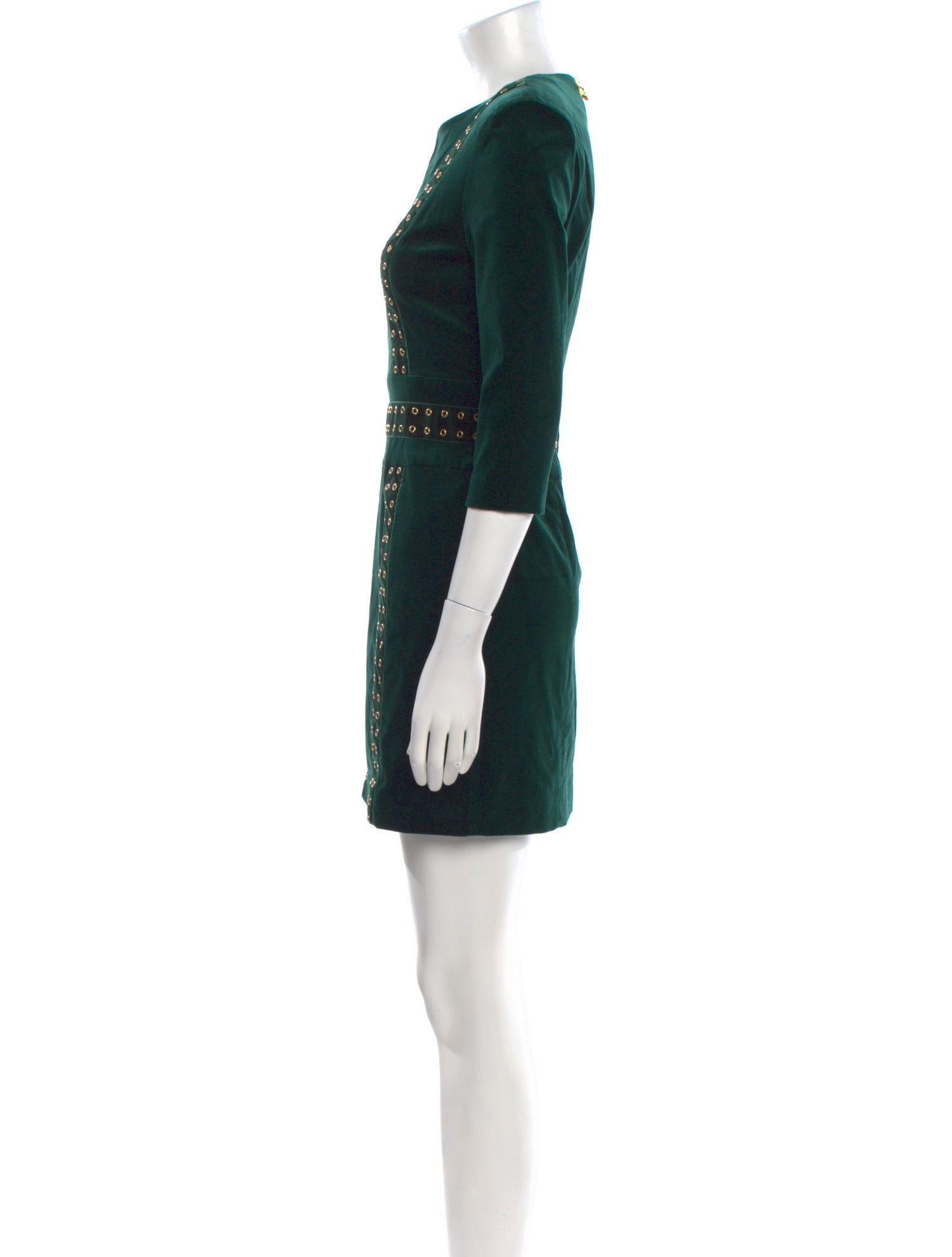 Pierre Balmain Crew Neck Mini Dress