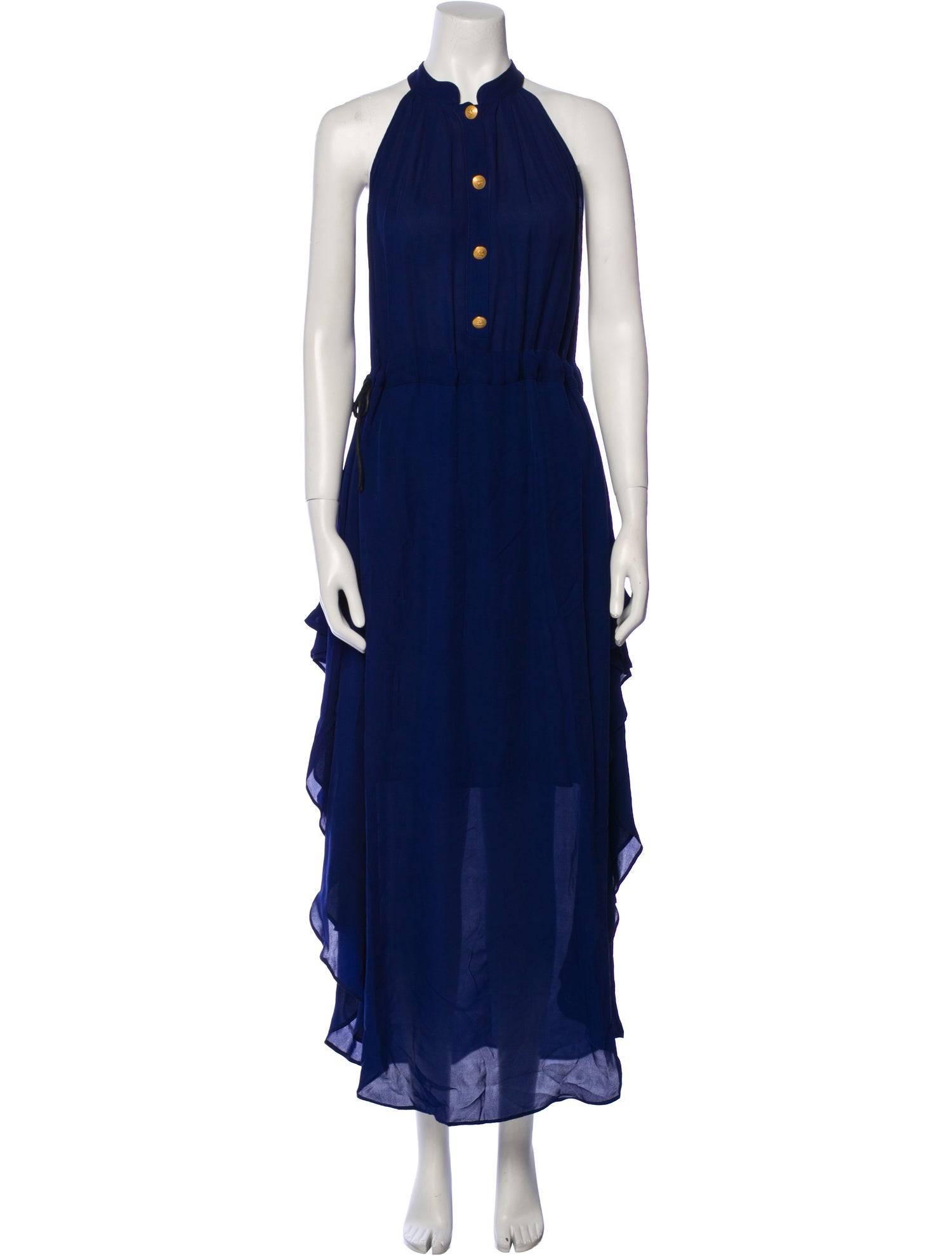 Pierre Balmain Silk Midi Length Dress