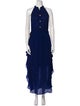 Pierre Balmain Silk Midi Length Dress