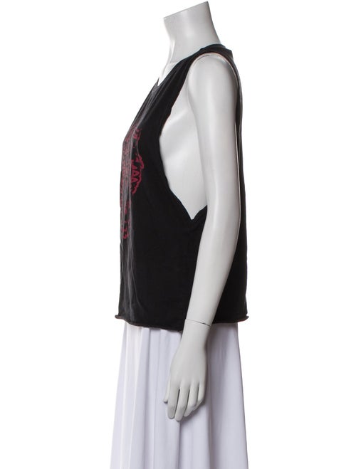 Pierre Balmain Graphic Print Scoop Neck Top