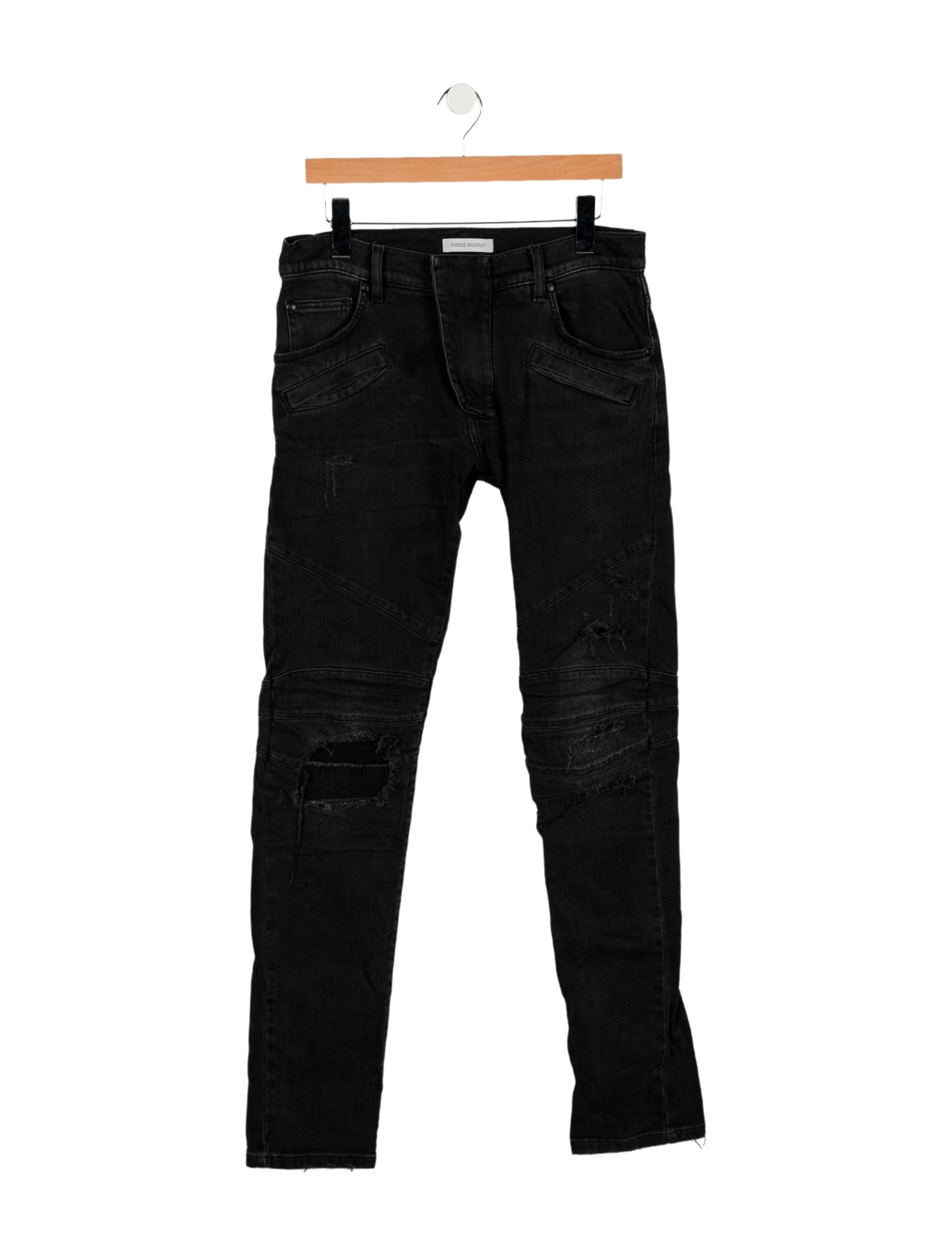 Pierre Balmain Moto Jeans