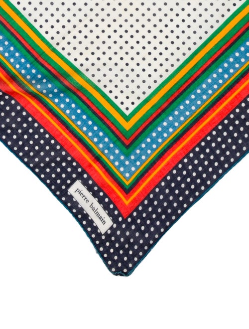 Pierre Balmain Polka Dot Print Scarf