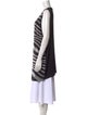 Pierre Balmain Striped Scoop Neck Tunic