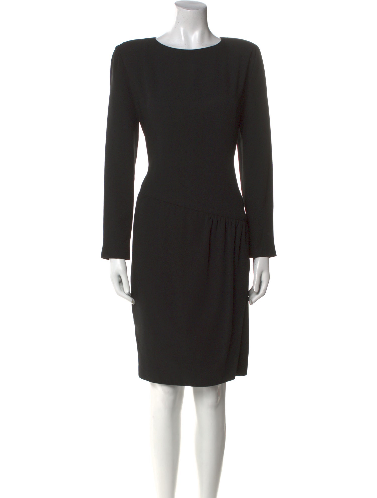 Pierre Balmain Bateau Neckline Knee-Length Dress