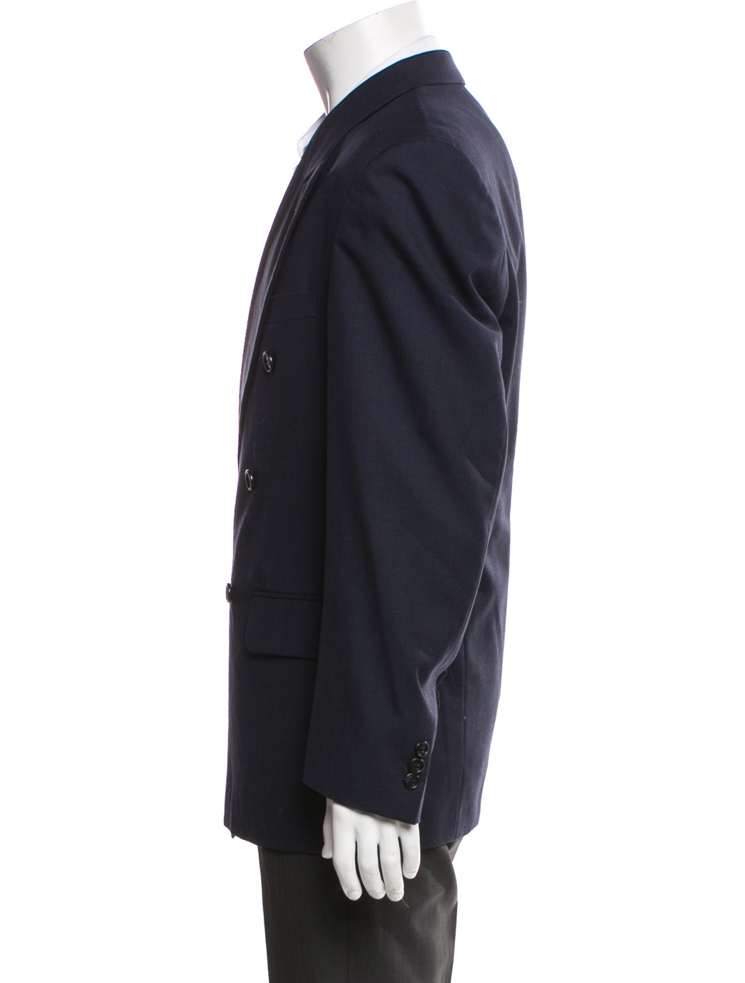 Pierre Balmain Houndstooth Wool Blazer