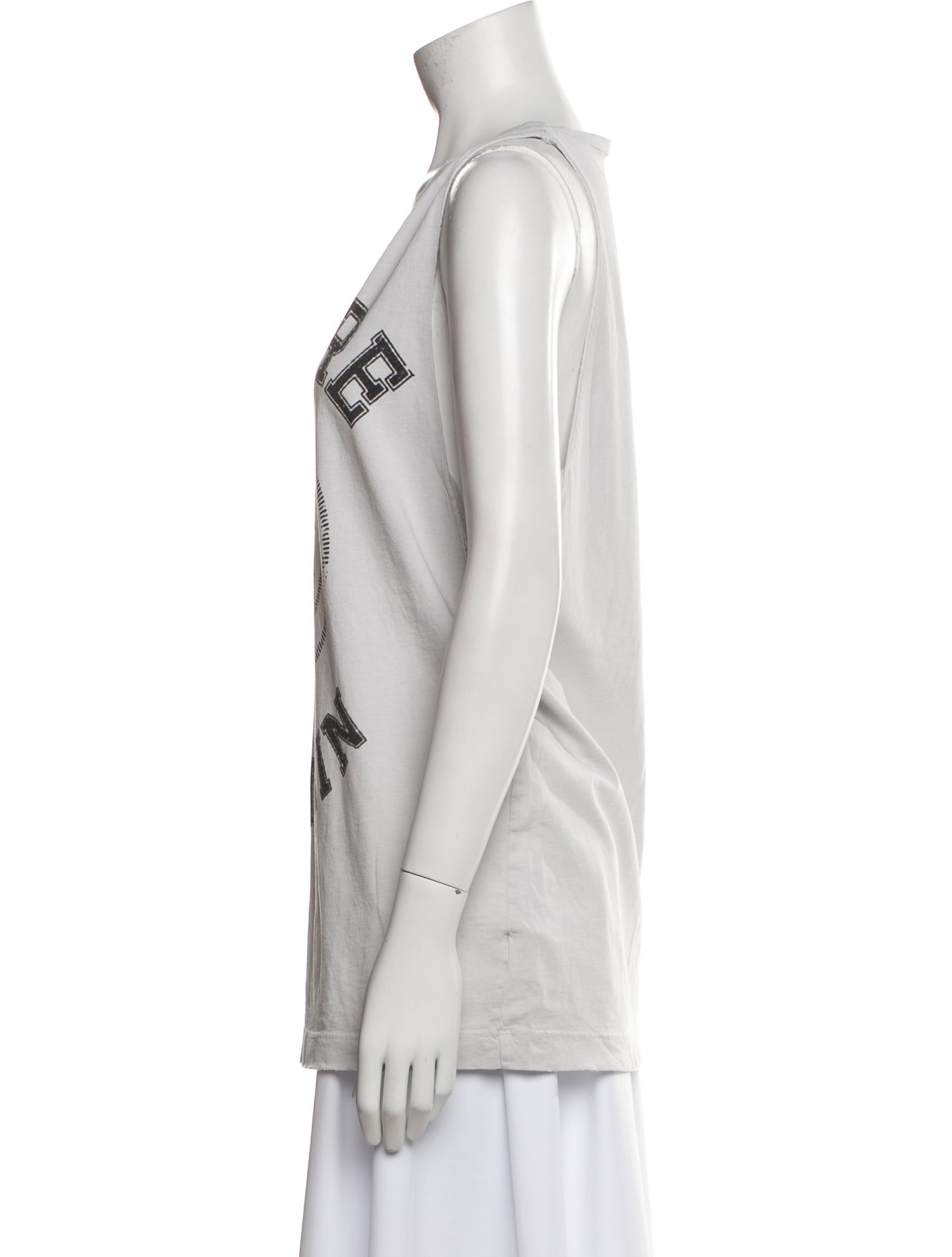 Pierre Balmain Graphic Print Crew Neck Top