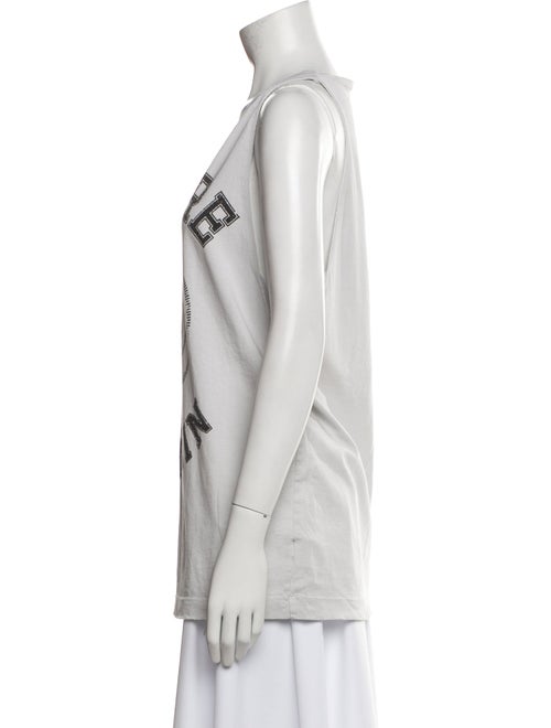 Pierre Balmain Graphic Print Crew Neck Top