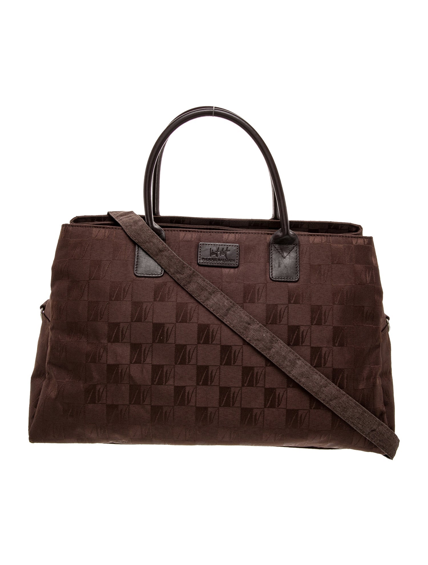 Pierre Balmain Canvas Top Handle Bag