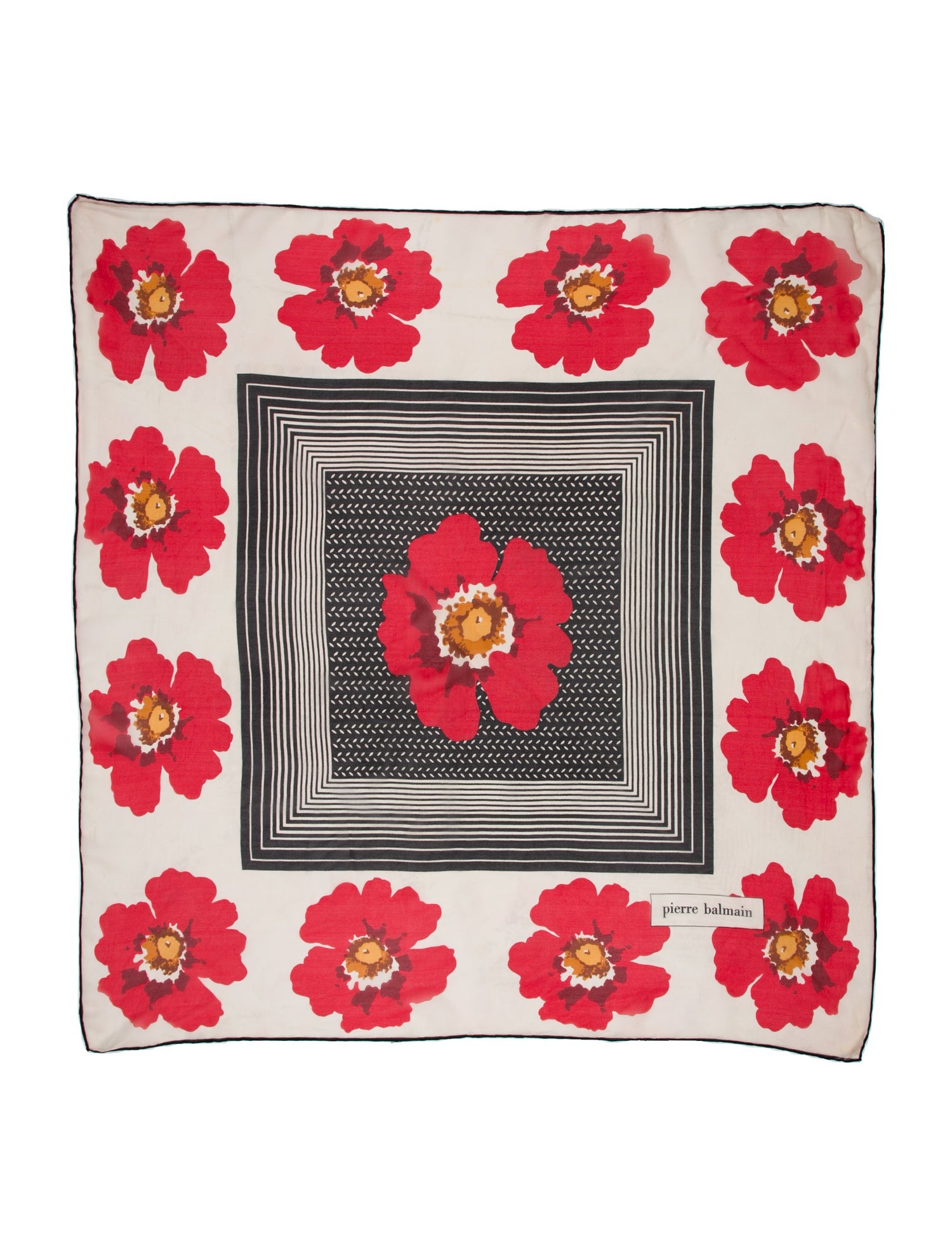 Pierre Balmain Printed Scarf