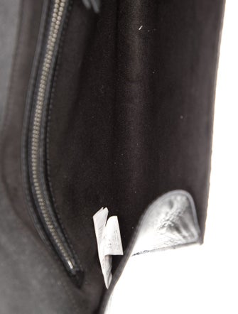 Pierre Balmain Embossed Leather Clutch