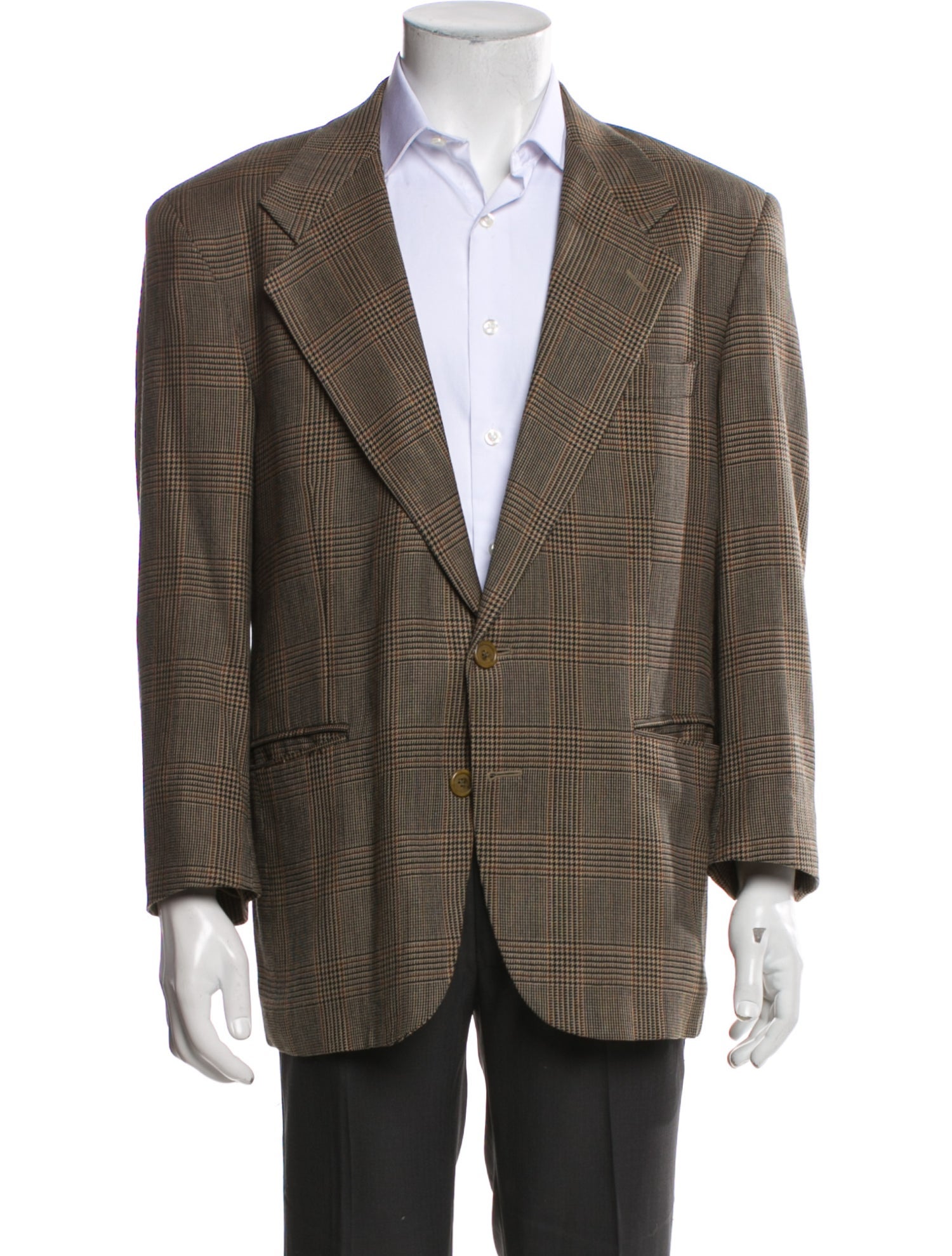 Pierre Balmain Houndstooth Print Blazer