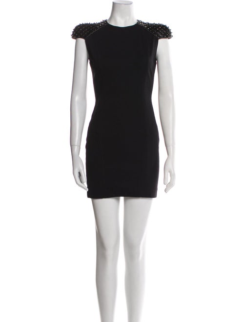 Pierre Balmain Crew Neck Mini Dress