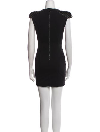 Pierre Balmain Crew Neck Mini Dress