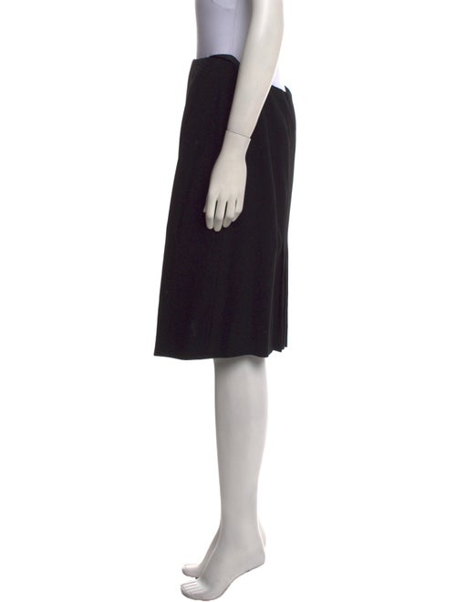 Pierre Balmain Pleated Accents Knee-Length Skirt