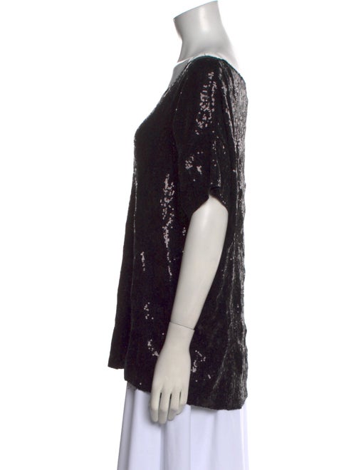 Pierre Balmain Patterned Scoop Neck T-Shirt