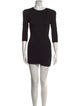 Pierre Balmain Crew Neck Mini Dress