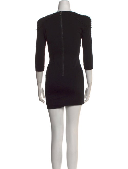 Pierre Balmain Crew Neck Mini Dress
