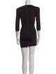 Pierre Balmain Crew Neck Mini Dress