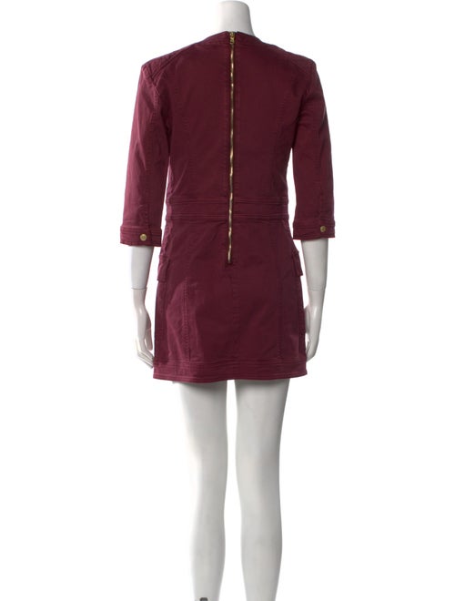 Pierre Balmain V-Neck Mini Dress