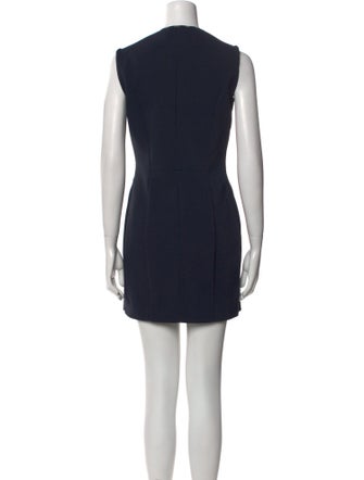 Pierre Balmain V-Neck Mini Dress