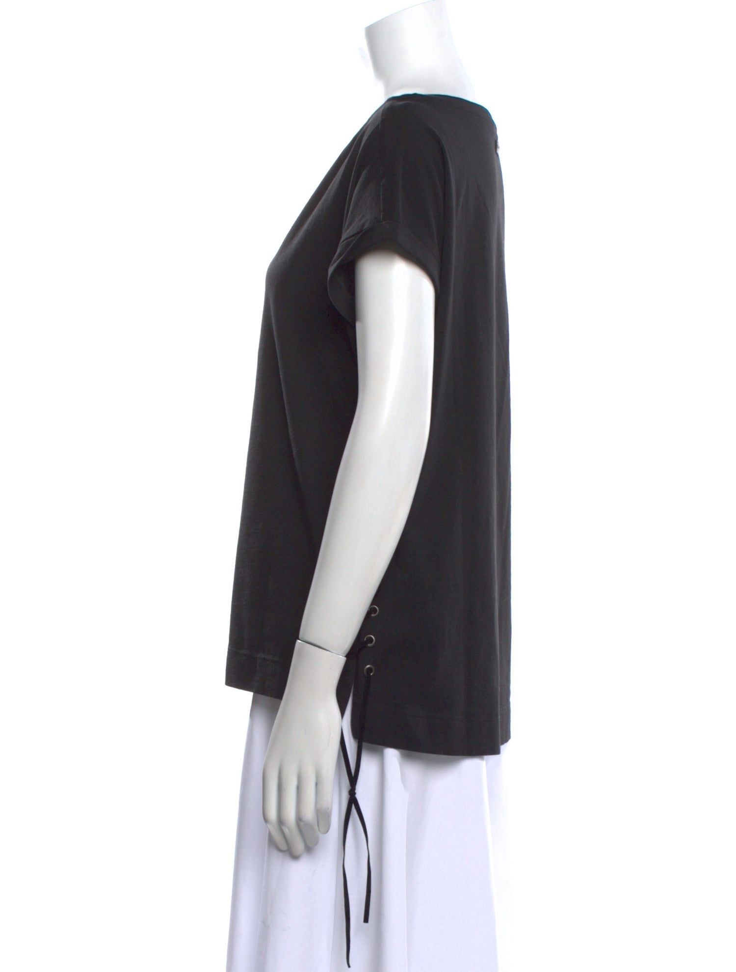 Pierre Balmain Scoop Neck Short Sleeve T-Shirt