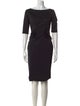 Pierre Balmain Virgin Wool Knee-Length Dress