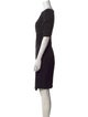 Pierre Balmain Virgin Wool Knee-Length Dress