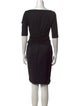 Pierre Balmain Virgin Wool Knee-Length Dress