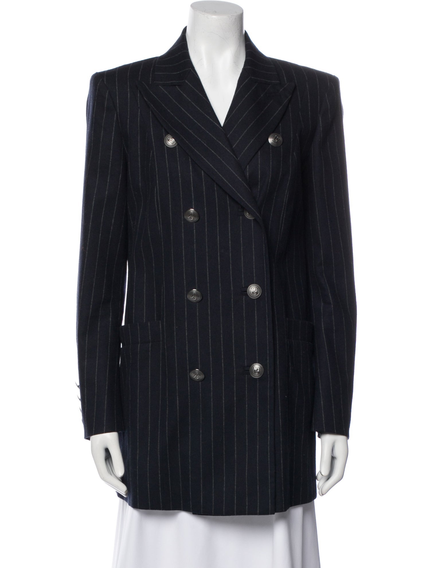 Pierre Balmain Wool Striped Blazer