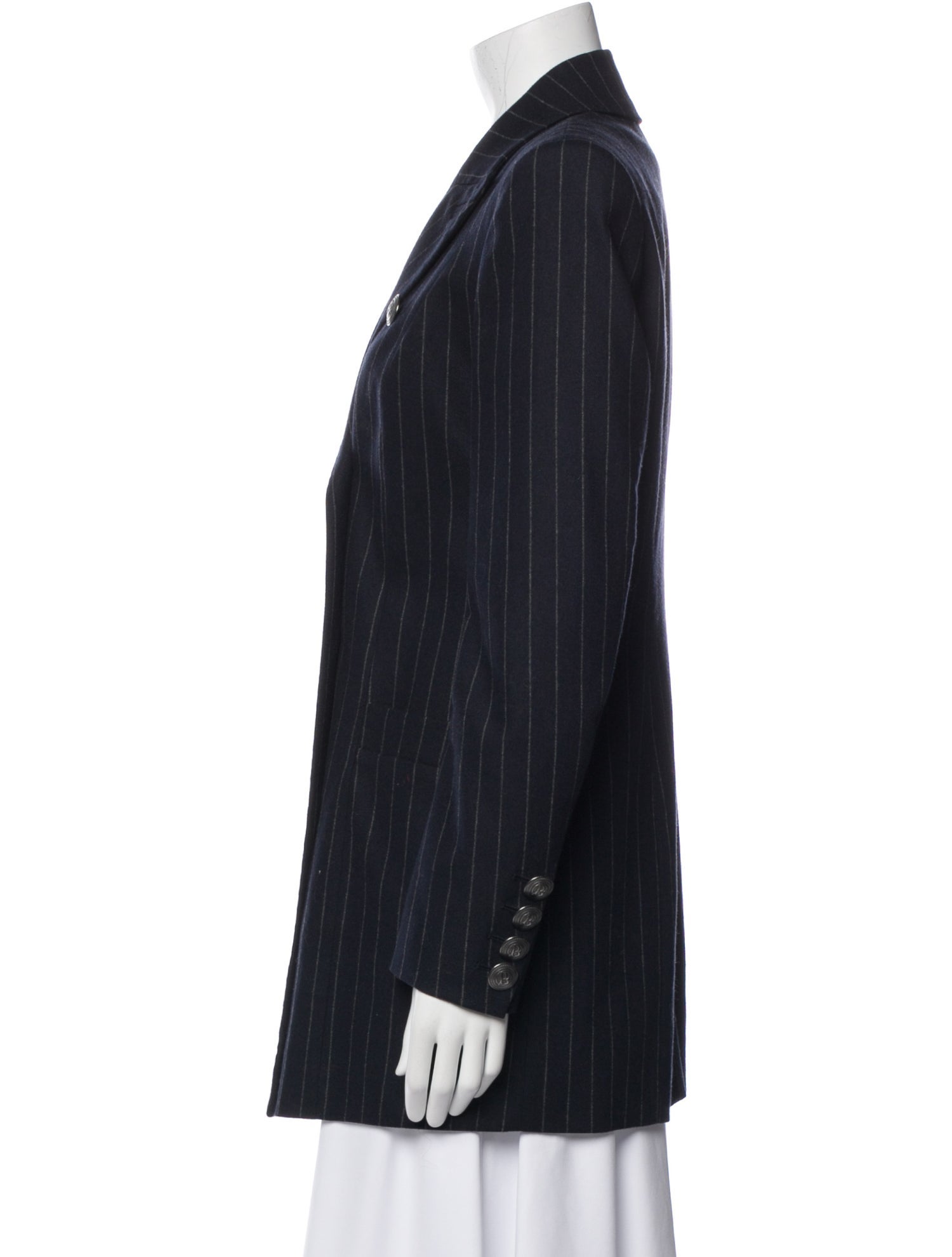 Pierre Balmain Wool Striped Blazer