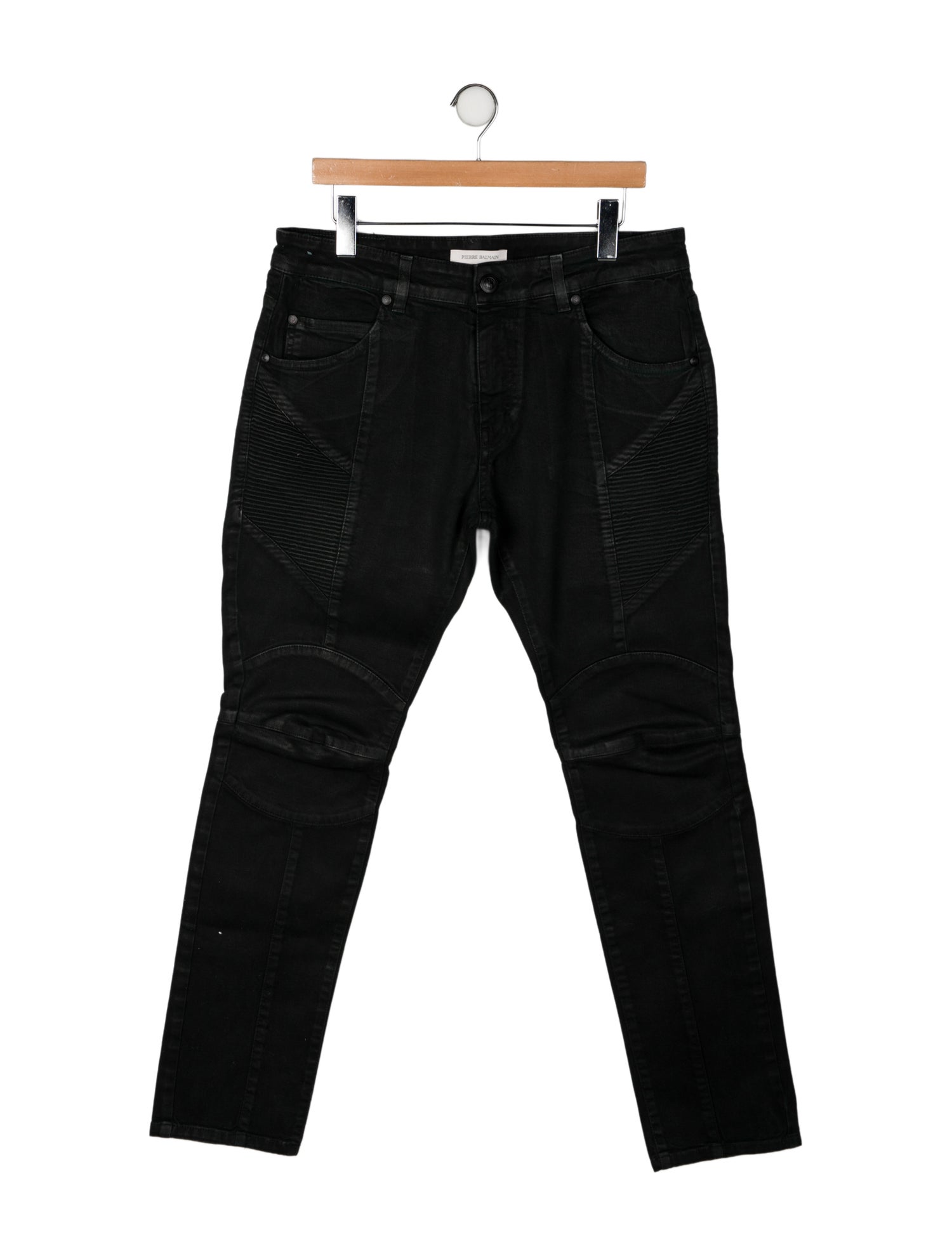 Pierre Balmain Moto Jeans