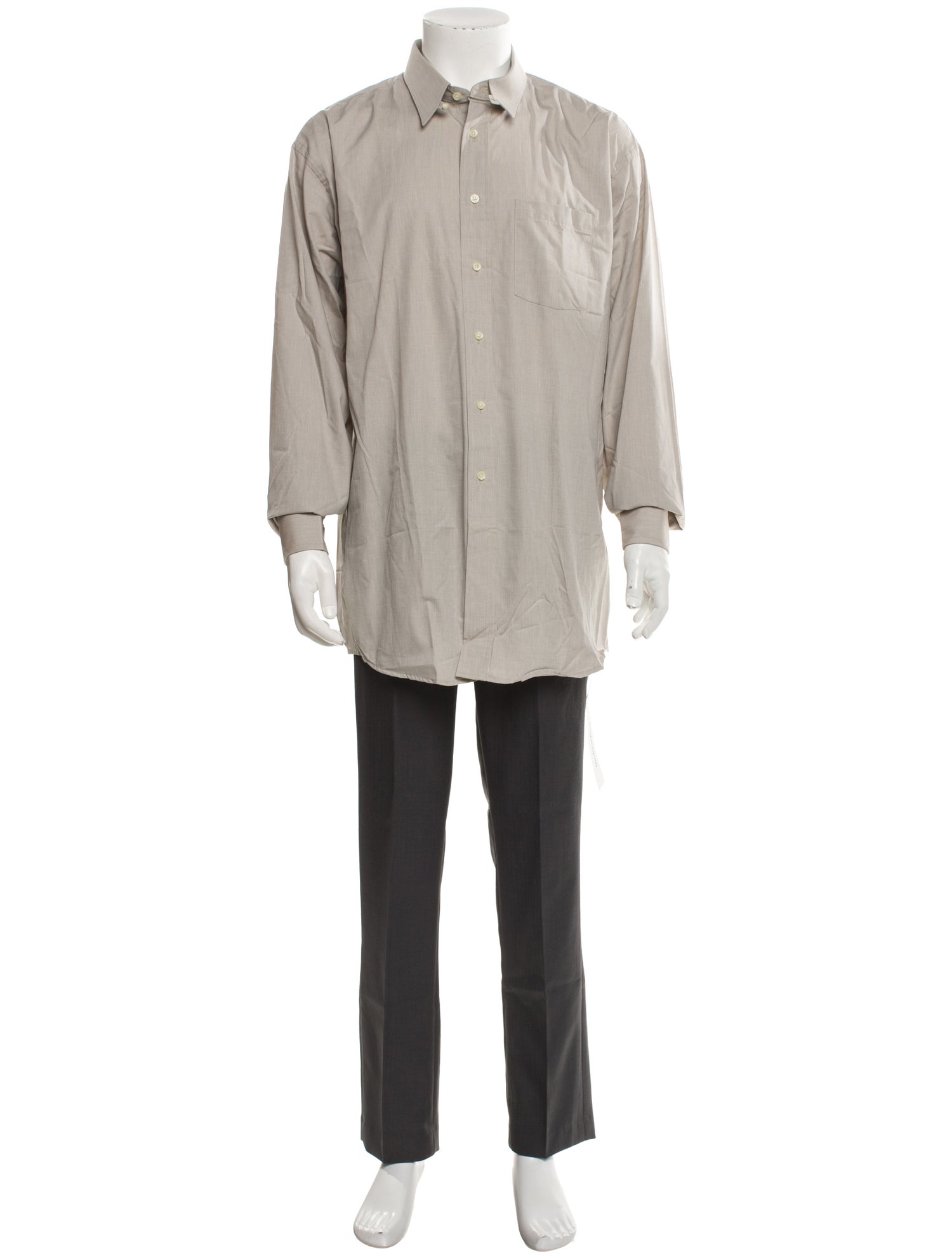 Pierre Balmain Striped Long Sleeve Dress Shirt w/ Tags
