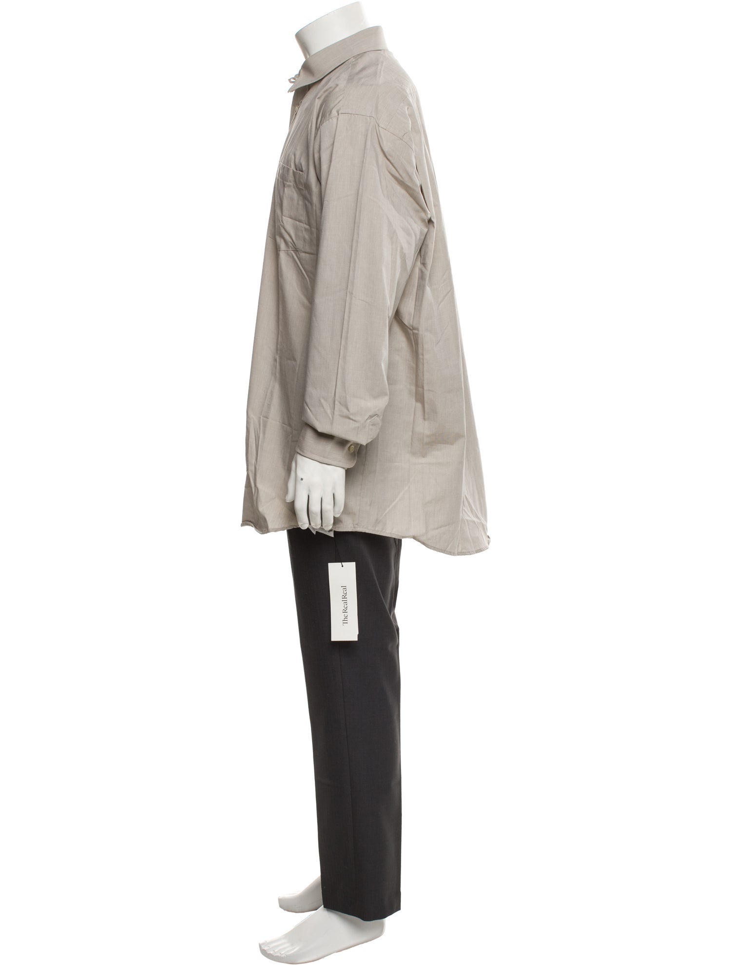 Pierre Balmain Striped Long Sleeve Dress Shirt w/ Tags