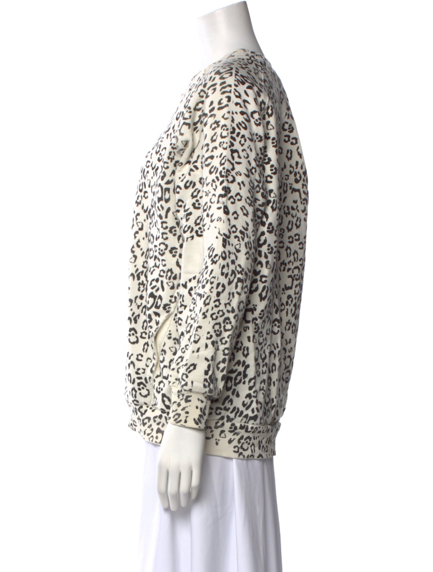 Pierre Balmain Printed Crew Neck Blouse