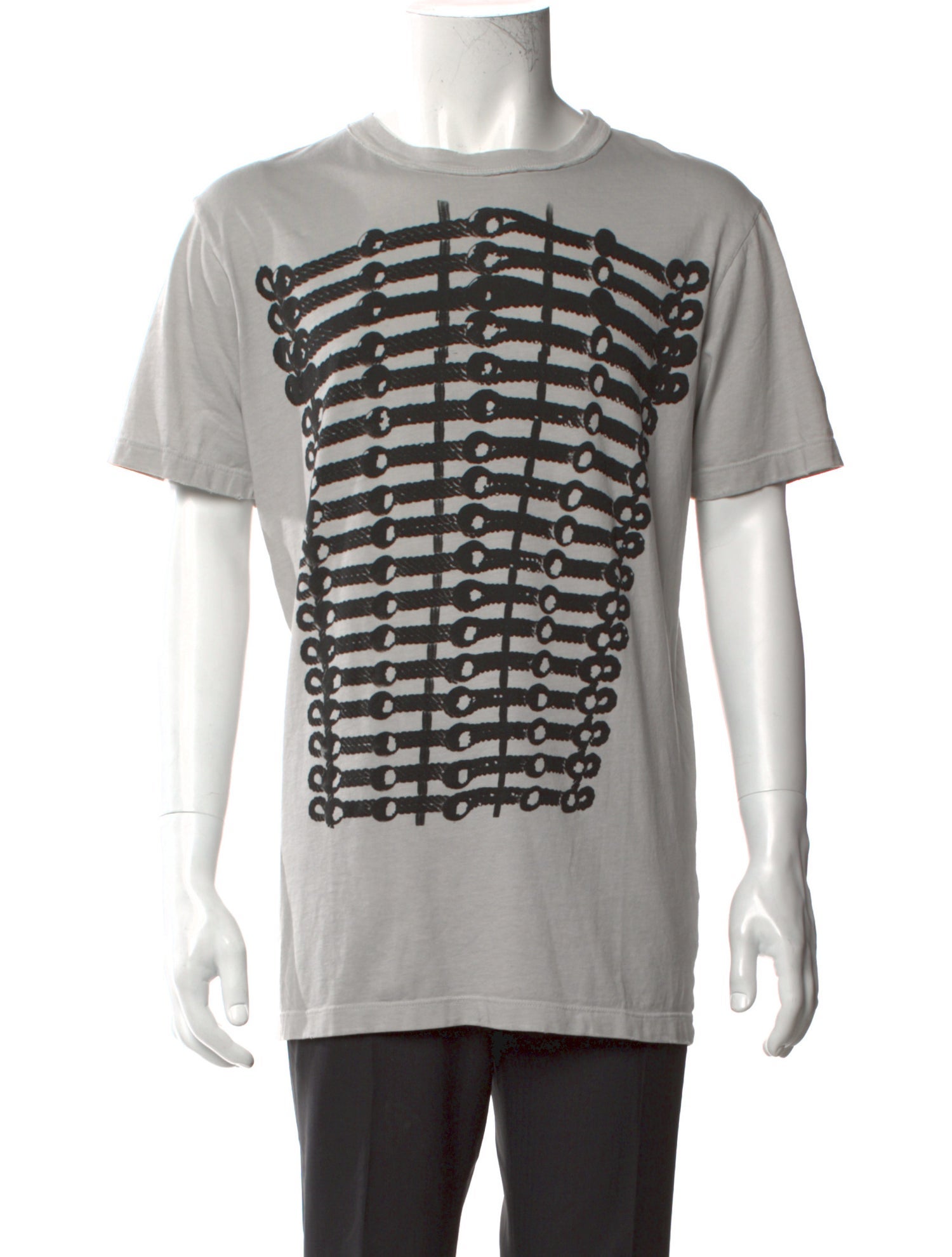 Pierre Balmain Graphic Print Crew Neck T-Shirt