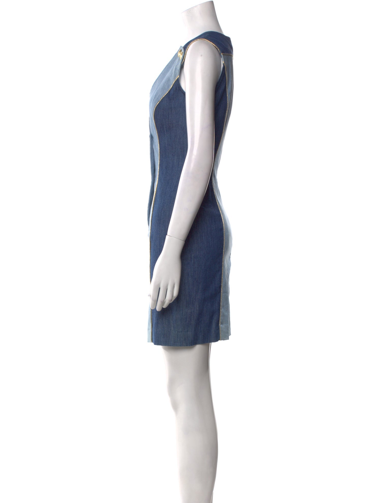 Pierre Balmain Colorblock Pattern Mini Dress w/ Tags