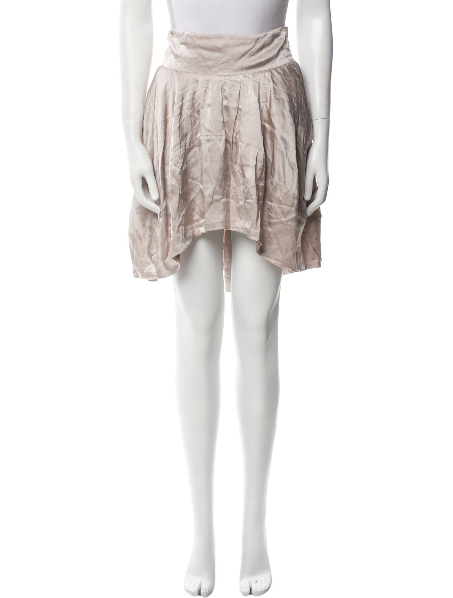 Pierre Balmain Silk Knee-Length Skirt