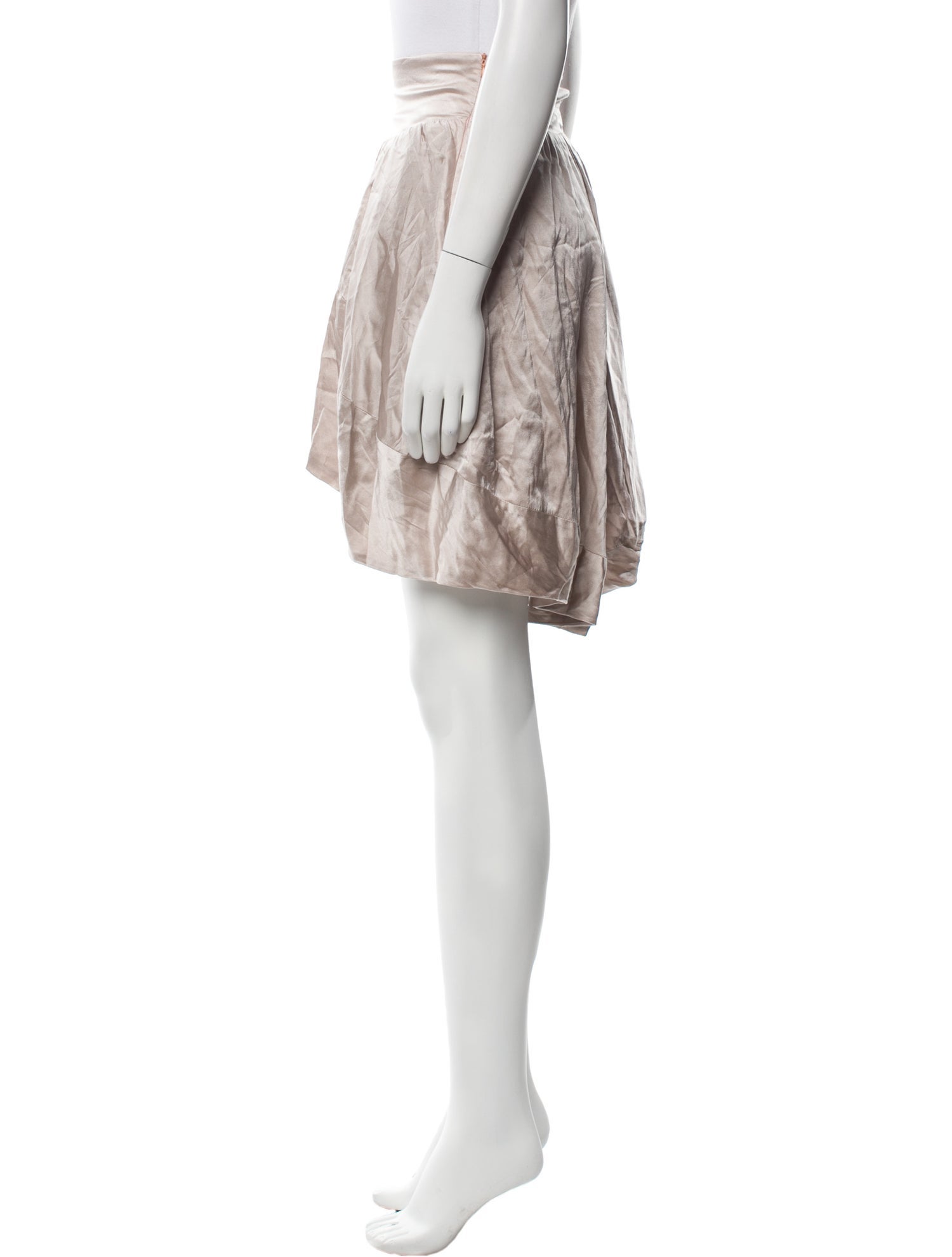 Pierre Balmain Silk Knee-Length Skirt