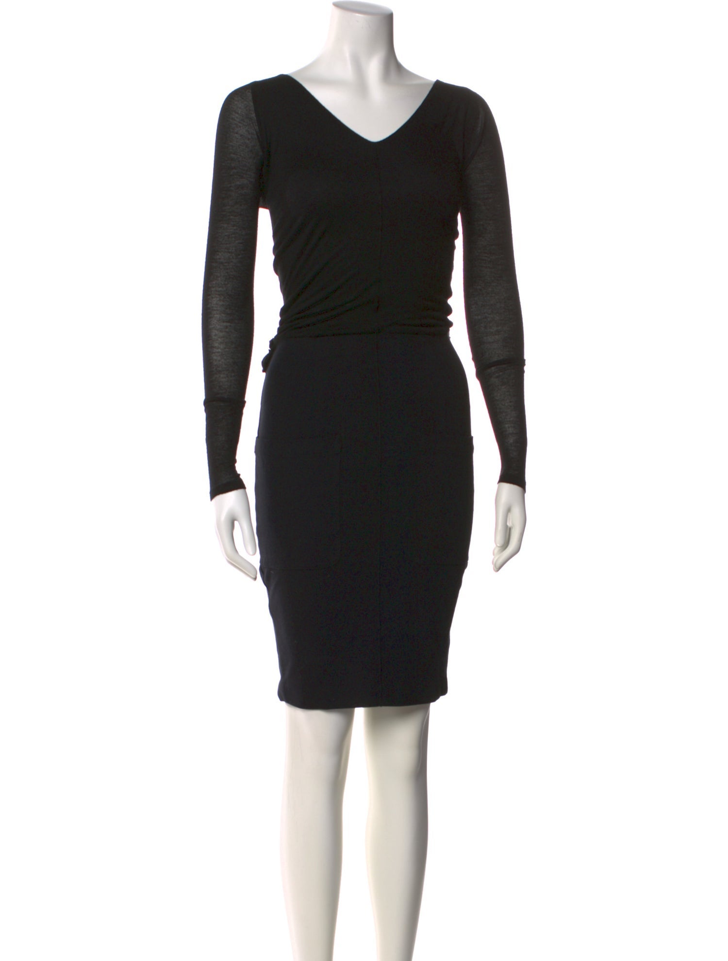 Pierre Balmain V-Neck Mini Dress