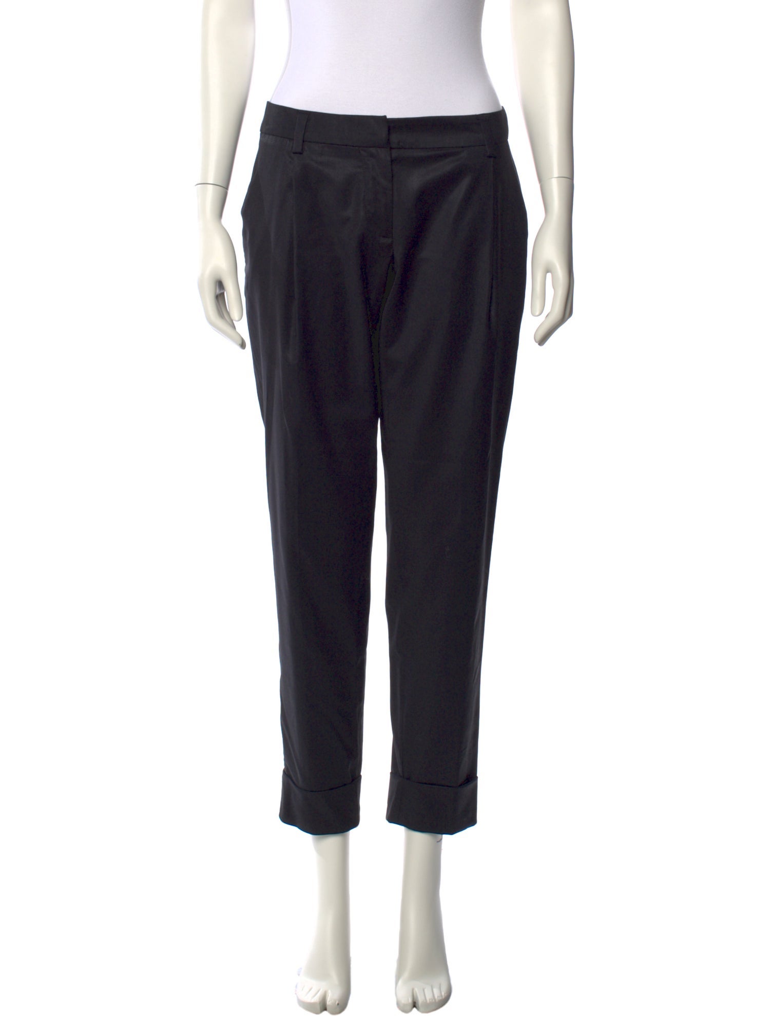 Pierre Balmain Virgin Wool Straight Leg Pants