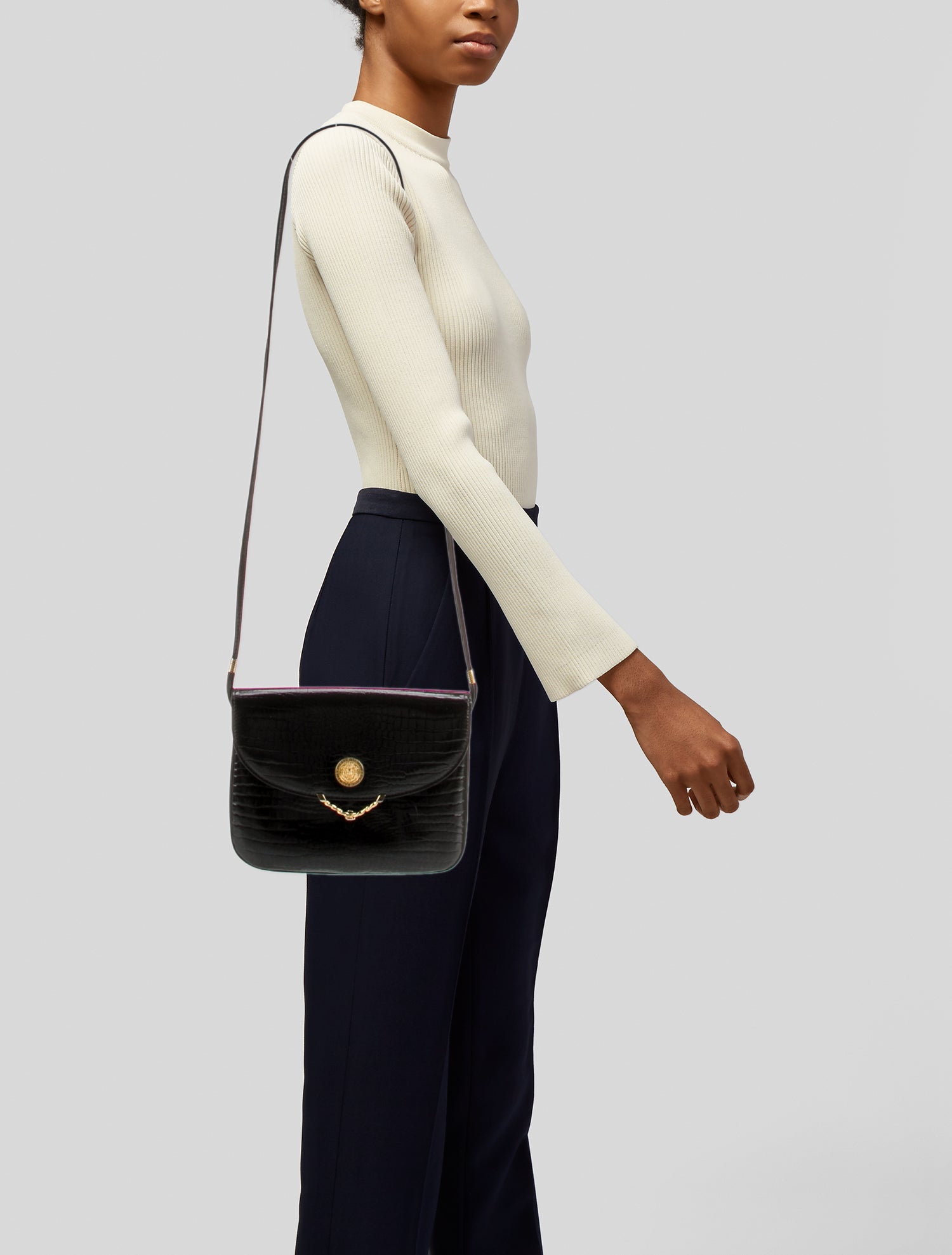 Pierre Balmain Leather Crossbody Bag