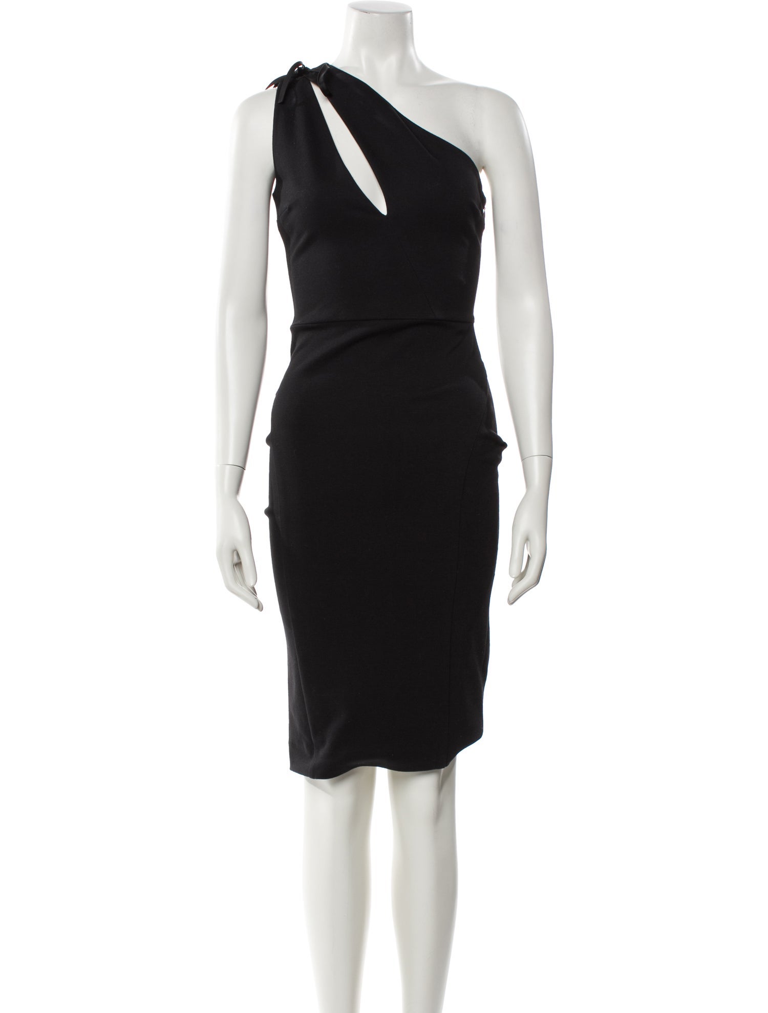 Pierre Balmain One-Shoulder Knee-Length Dress w/ Tags