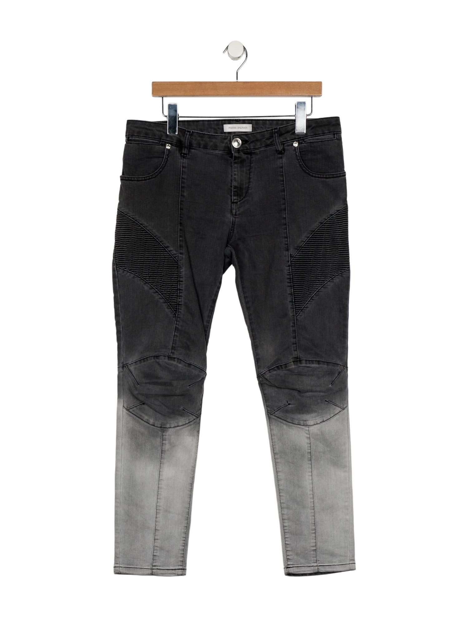 Pierre Balmain Mid-Rise Straight Leg Jeans
